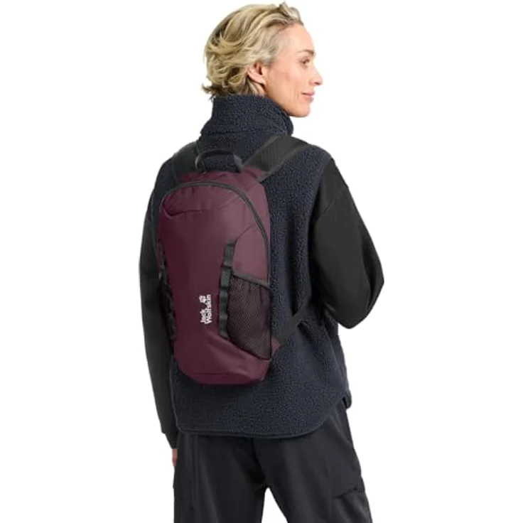 Jack Wolfskin Velocity Lite, Wanderrucksack 41 cm, rot, aus 100% Polyester – Bild 4