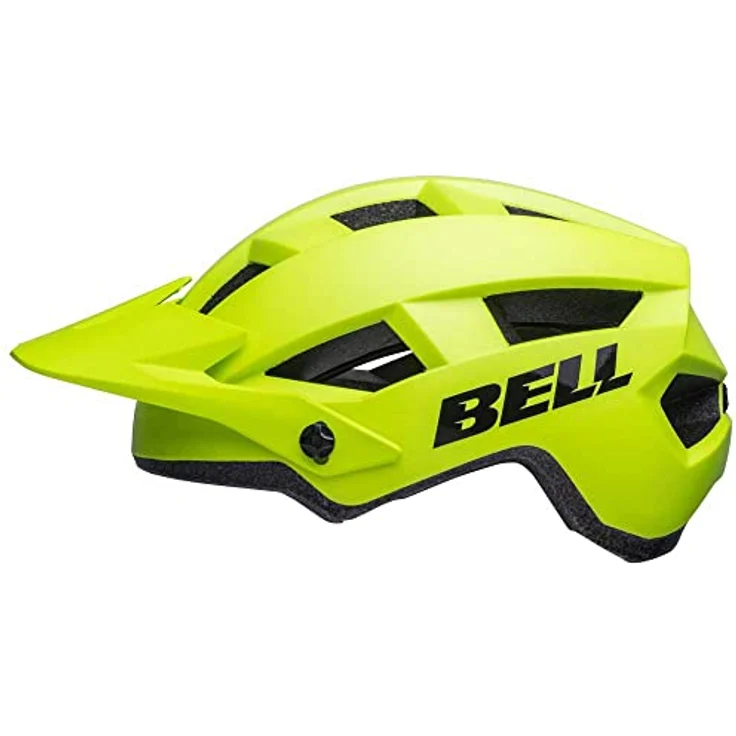 Bell Spark 2, MTB Helm mit Ergo Fit und 13 Belüftungsöffnungen, matte hi-viz yellow, Größe M – Bild 7