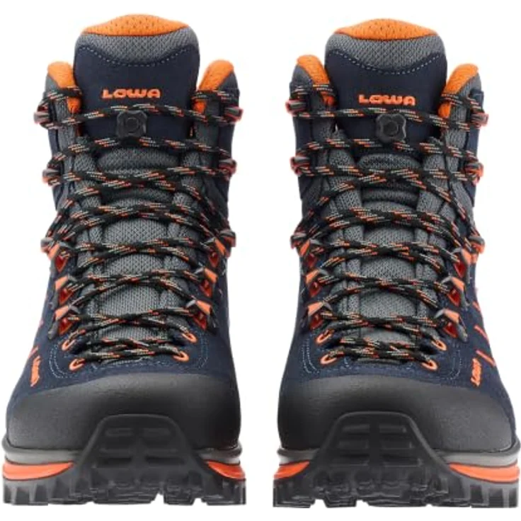 LOWA RANDIR GTX MID, Halbhohe Trekkingschuhe mit GORE-TEX Membran, Navy/Orange, für Herren – Bild 4