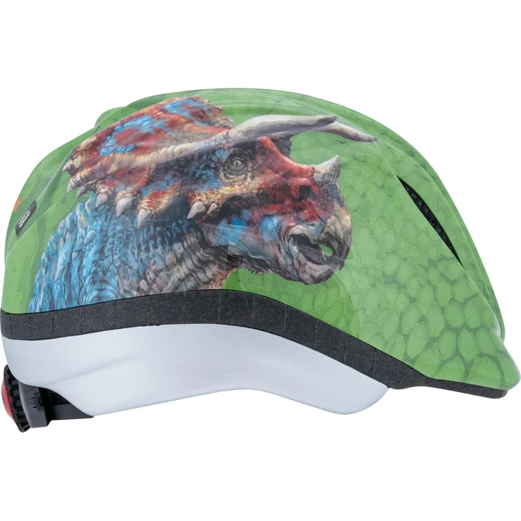 Bike Fashion Kinderhelm T-Rex World, Dinosaurier-Design für kleine Abenteurer, größenverstellbar