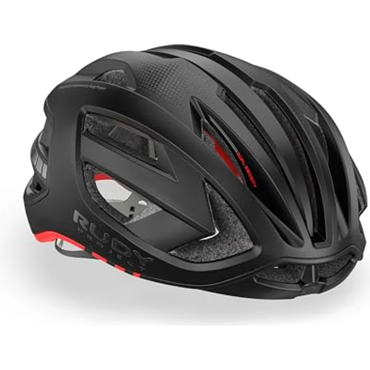 Rudy Project Egos Black Matte M, Fahrradhelm mit Doppelschicht-EPS-Kern und innovativer Luftzirkulation – Bild 1