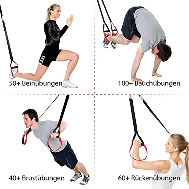 Variosling Sling Trainer Modell 2023 mit Schlingentrainer Türanker DVD und Übungsposter! – Bild 5