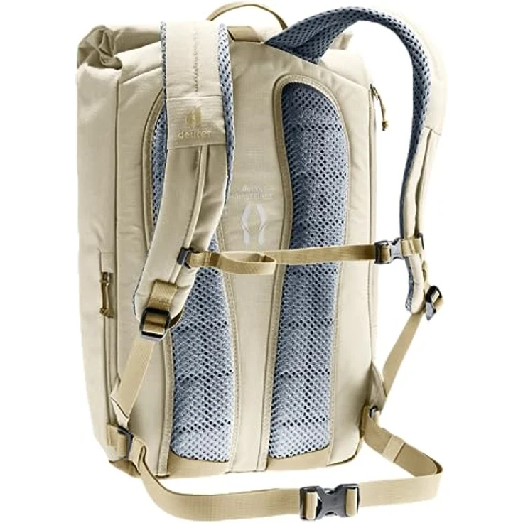 deuter Step Out 22 Tagesrucksack, 100% recyceltes Hauptmaterial, Airstripes-Rückensystem, Laptop-Fach (15 Zoll), grau – Bild 5