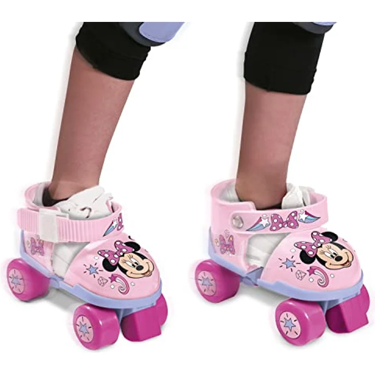Mondo Disney Minnie Rollschuhe für Mädchen, verstellbar von Größe 22 bis 29, mit Schutzset und Tragetasche, mehrfarbig – Bild 5