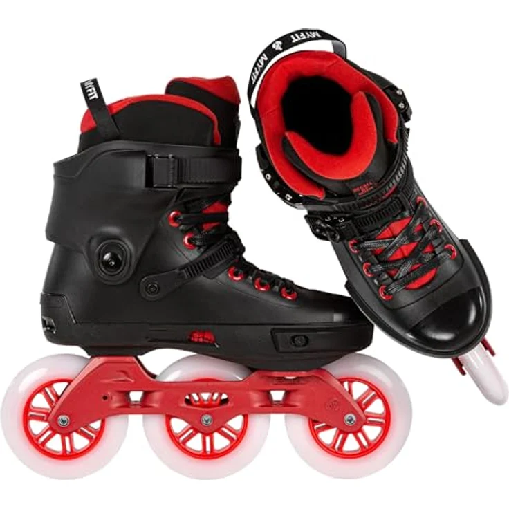 Powerslide NEXT Black Red 110, 3-Rad Inline Skates mit TRINITY-Befestigungssystem und MYFIT Recall Dual-Fit-Fütterung, Größe 39 – Bild 7