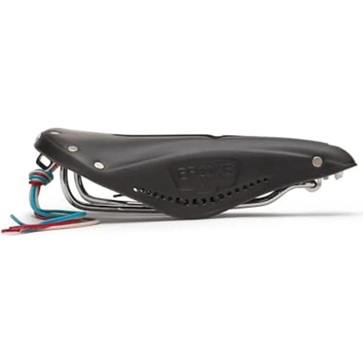 Brooks England Imperial, Ledersattel mit verchromtem Sattelgestell für Damen und Herren – Bild 3