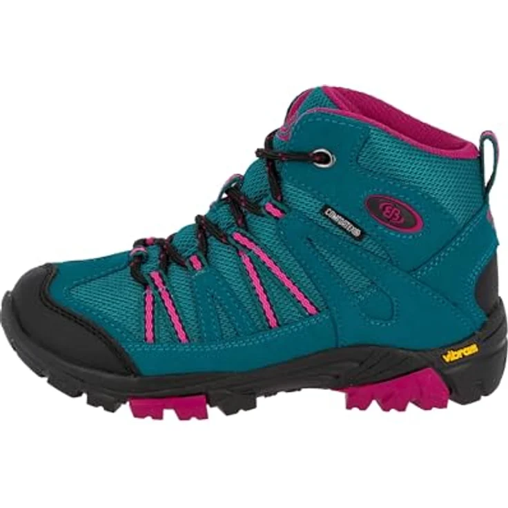 BRÜTTING Ohio High, Outdoorstiefel für Damen und Herren mit robustem Vibram-Profil und praktischem Wechselfußbett, schwarz – Bild 2