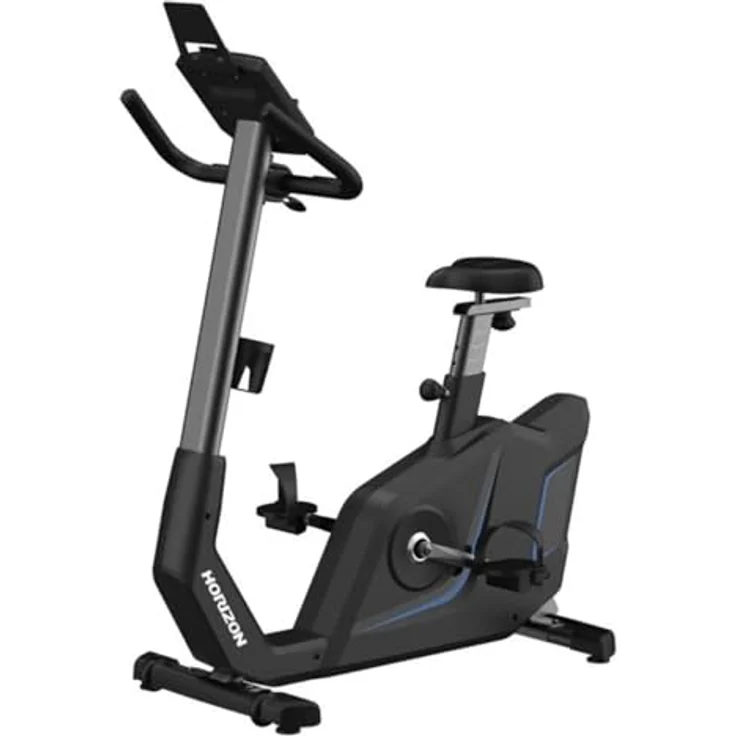 Horizon Fitness 5.0Ui Upright Bike, Ergometer mit elektronischem Widerstand, Bluetooth und verstellbarem Lenker – Bild 2