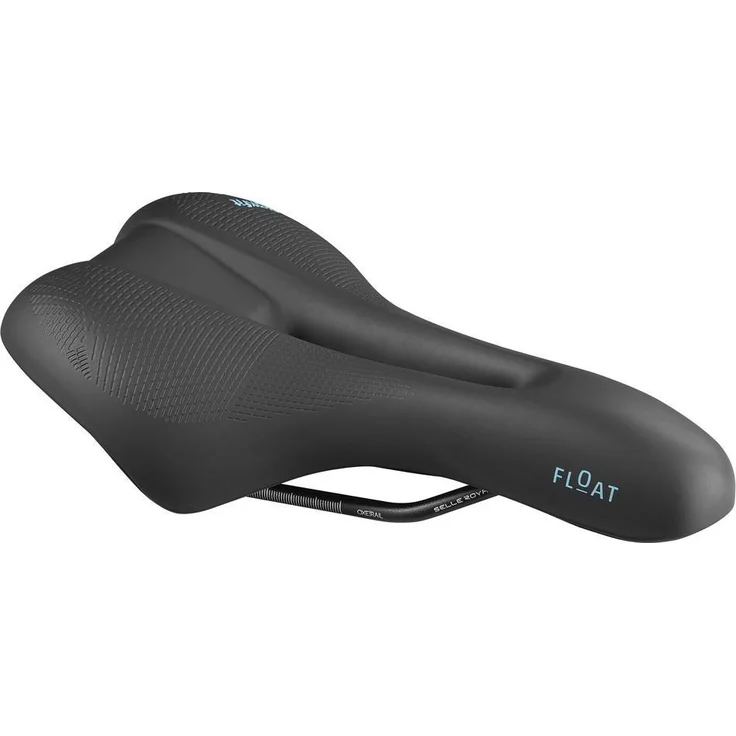 Selle Royal Float Athletic, Velosattel mit anatomischer Form und Mittelloch, schwarz – Bild 1