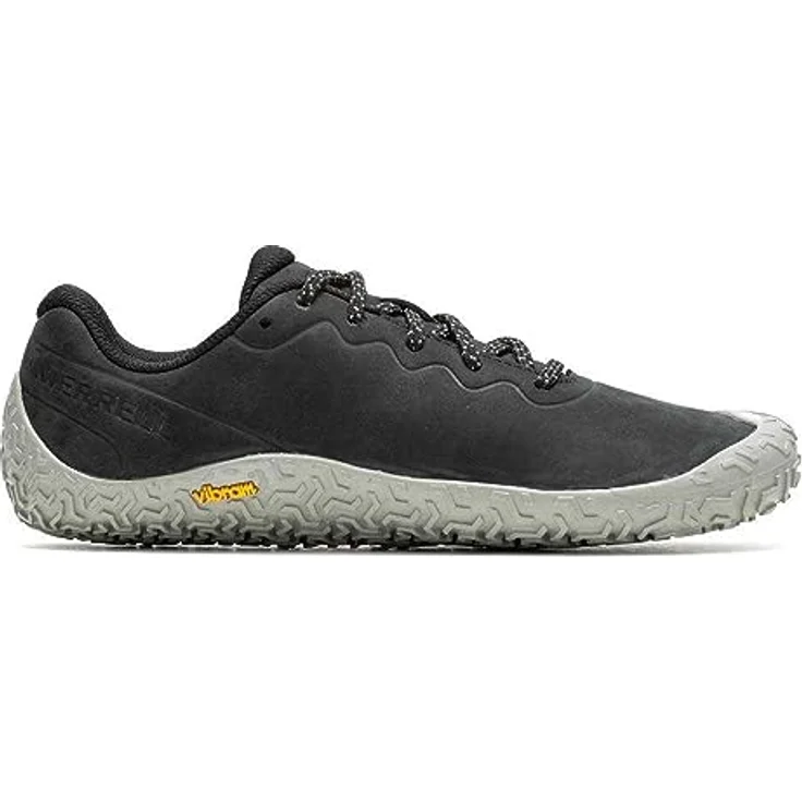MERRELL Damen Laufschuhe Vapor Glove 6 LTR, Leder, schwarz, flacher Absatz, Vibram® EcoStep-Außensohle, Geruchsreduzierende Innensohle – Bild 5