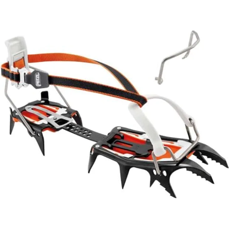Petzl Steigeisen, T-Profil Frontalzacken für hohe Tragfähigkeit auf Schnee und gute Penetration in hartem Eis, One Size