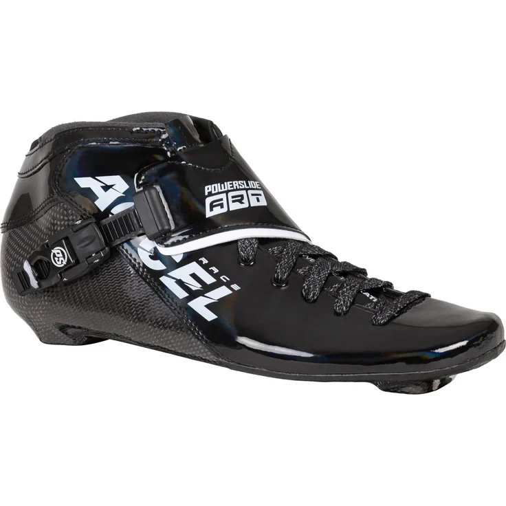 Powerslide Accel Race Boot, Schlittschuhe für Speed-Skating, Carbon, Größe 32, 165 mm Montagesystem