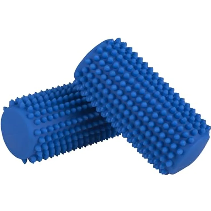 Sport-Thieme Massagerollen Bodyrolls, genoppte Oberfläche, luftgefüllt, blau, für Eigen- oder Fremdmassage, Länge 15 cm, ⌀ 5 cm