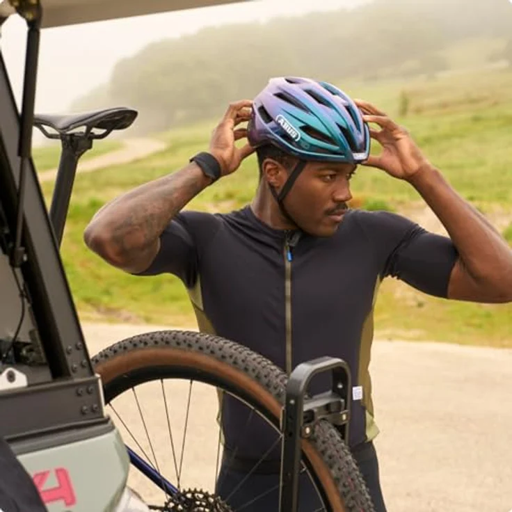 Abus StormChaser ACE, leichter Velohelm (57 - 61 cm) mit optimierter Belüftung und komfortablem Verstellsystem – Bild 6