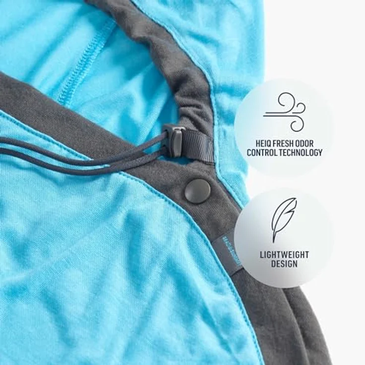 Sea To Summit Breeze Liner Rechteck, Schlafsack-Inlett aus Coolmax EcoMade mit HeiQ-Fresh-Technologie, komfortabel und geruchsfrei – Bild 5
