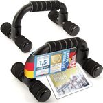 Body & Mind® Push-Up Liegestütz-Griffe, Ergonomische Trainings-Griffe für effizientes Krafttraining, mobil und kompakt, 12 cm Höhe für verbesserte Bewegungstiefe