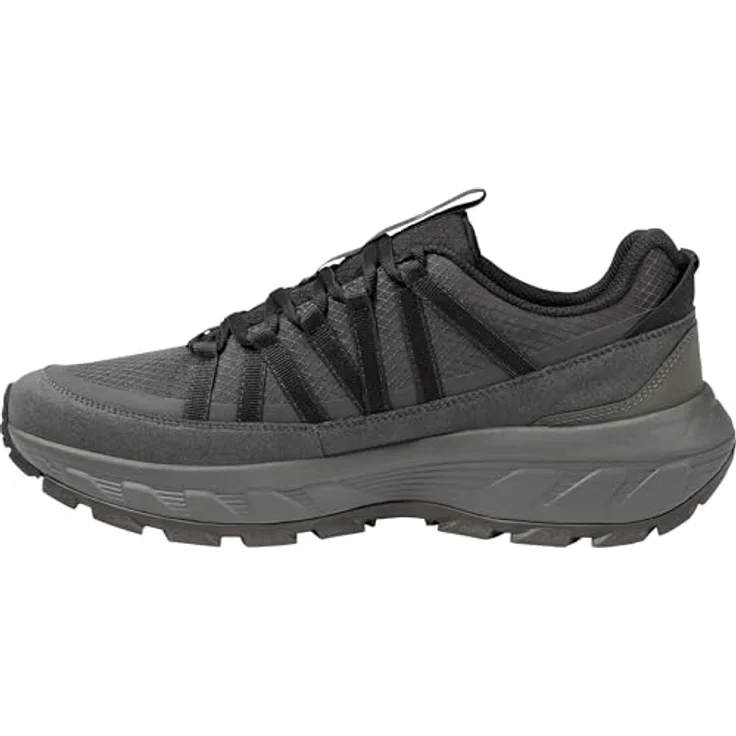 Jack Wolfskin Wild Hike Texapore Low, Herren Wanderschuh mit wasserdichter TEXAPORE Membran, Dämpfung und griffiger Gummiaußensohle, black/phantom, Größe 43 – Bild 3
