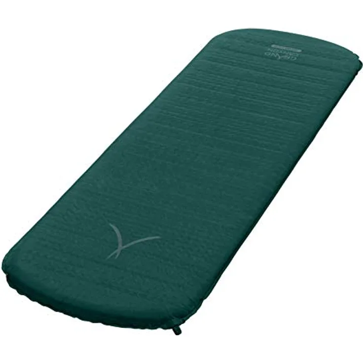 Grand Canyon Hattan 5.0 M - Selbstaufblasende Isomatte, Camping-Matte - 185x55x5,0cm - Botanical Garden (dunkel-grün), Medium
