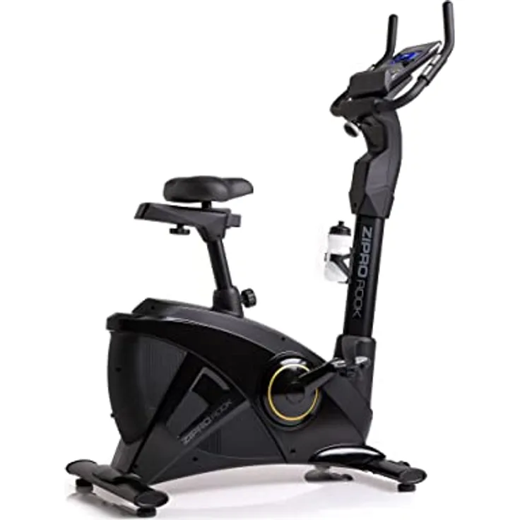 Zipro Heimtrainer Fahrrad Rook Gold, Ergometer Fitnessbikes, Magnetisches Fahrradtrainer, Ergometer Fahrrad bis 150kg, Indoor Bike, Trainingsfahrrad für zuhause, Fahrradergometer Kabelgebunden