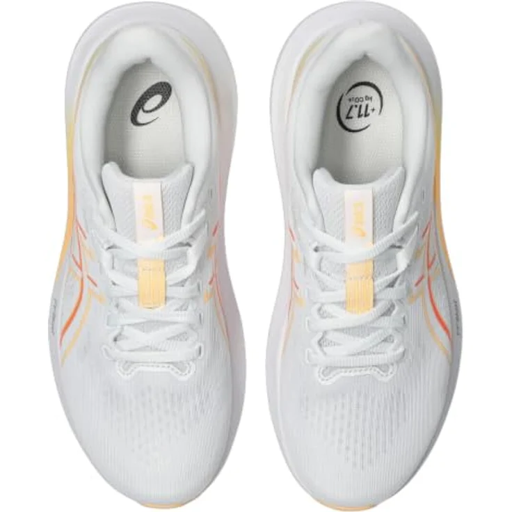 ASICS GT-1000 15, Herren Laufschuh mit FF BLAST Dämpfung und 3D GUIDANCE SYSTEM, Weiß Koralle, Größe 40 – Bild 8