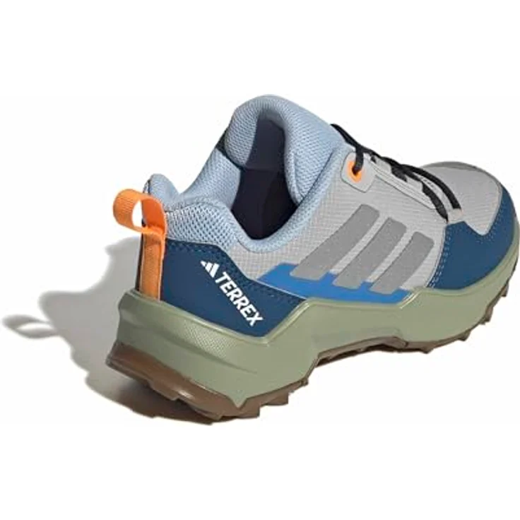 Adidas Terrex Ax4R K, Wanderschuhe für Kinder mit dämpfender Zwischensohle und Traxion Außensohle, grau/rot/blau, Größe 37 1/3 – Bild 6