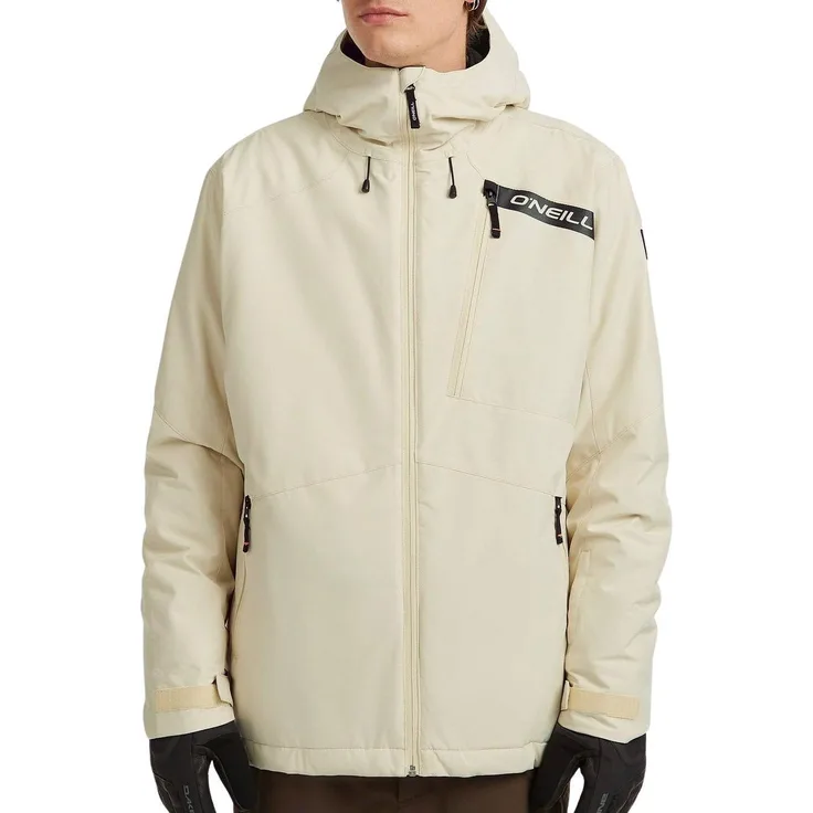 O'Neill FWC'Cruz Skijacke Herren, wasserdicht 10.000 mm, atmungsaktiv 10.000 g, PFC-frei, mit PrimaLoft® und V-Design-Technologie, schwarz