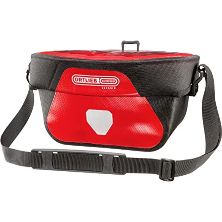 Ortlieb Ultimate Six Classic, Fahrradtasche mit 5L Volumen, rot-schwarz, F3612