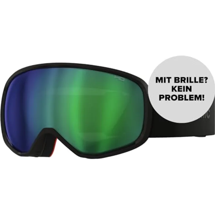 ATOMIC REVENT M HD Skibrille, Mittelgroße Ski- & Snowboardbrille mit HD Scheibentechnologie und Live Fit Rahmen, für Damen und Herren, inklusive Mikrofaser-Scheibentasche