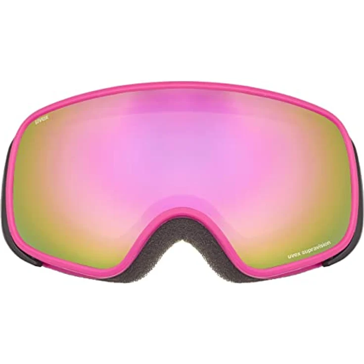 uvex scribble FM sph Skibrille, pink/pink-clear, 100% UV-Schutz, antisfog, sphärische Doppelscheibe, one size – Bild 2