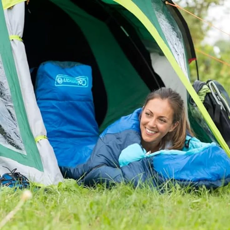 Coleman Mumien-Schlafsack, 208 cm, Kunstfaser mit Coletherm-Füllung, Komforttemperatur 9°C, schnell trocknend, innenliegende Tasche – Bild 7