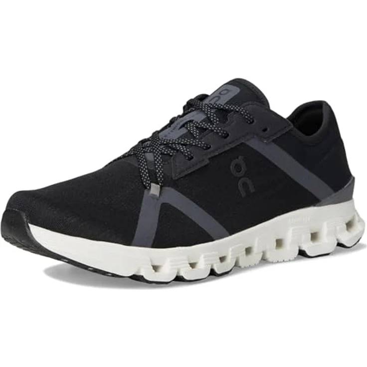 ON Running Cloud X 4 AD, Herren Laufschuhe mit Cloud Tec® Dämpfung, atmungsaktivem Mesh, Farbe Black-Asphalt, EU 43 US 9.5 – Bild 8