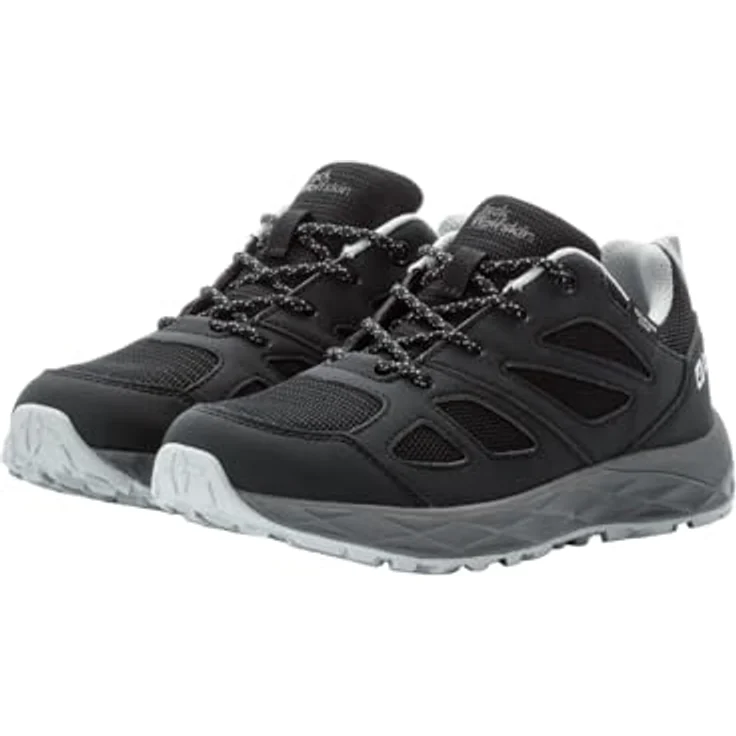 Jack Wolfskin Woodland 2 Texapore Low K, Unisex Wanderschuhe mit wasserdichtem Texapore Material, Schwarz – Bild 7