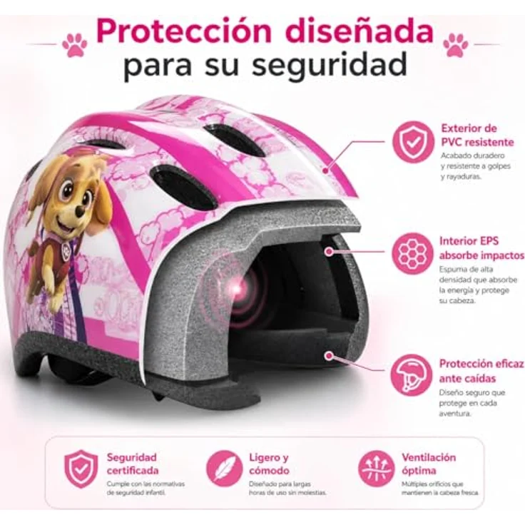 Toimsa Fahrradhelm Paw Patrol Skye – Bild 3