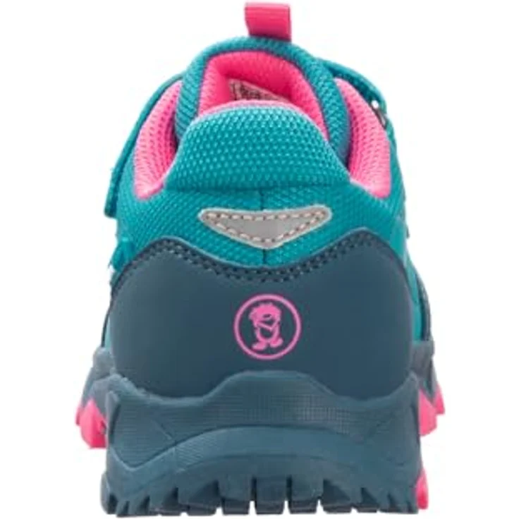 Trollkids Kid's Preikestolen Hiker, Wasserdichte Wanderschuhe für Kinder mit Klettverschlüssen, Türkis – Bild 5