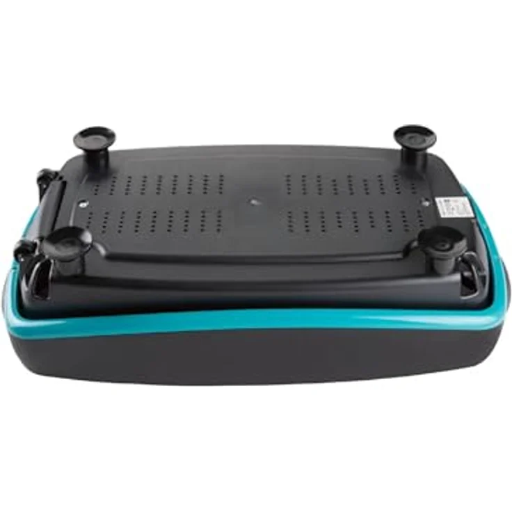 CRIVIT Sport Vibrationsboard Vibrationsplatte Fitness Trainer Plus, 6 Trainingsprogramme, stabiler Metallrahmen, max. 130 kg, mit 2 Expandern und Fernbedienung – Bild 5