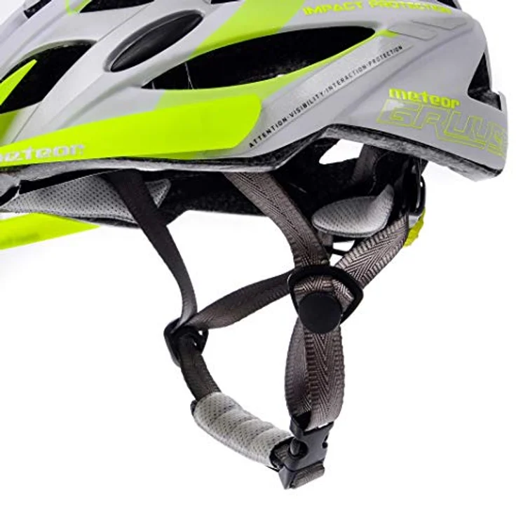 meteor GRUVER MTB Fahrradhelm, für Herren, Damen und Kinder, Größe M (55-58 cm), weiß/grün – Bild 9