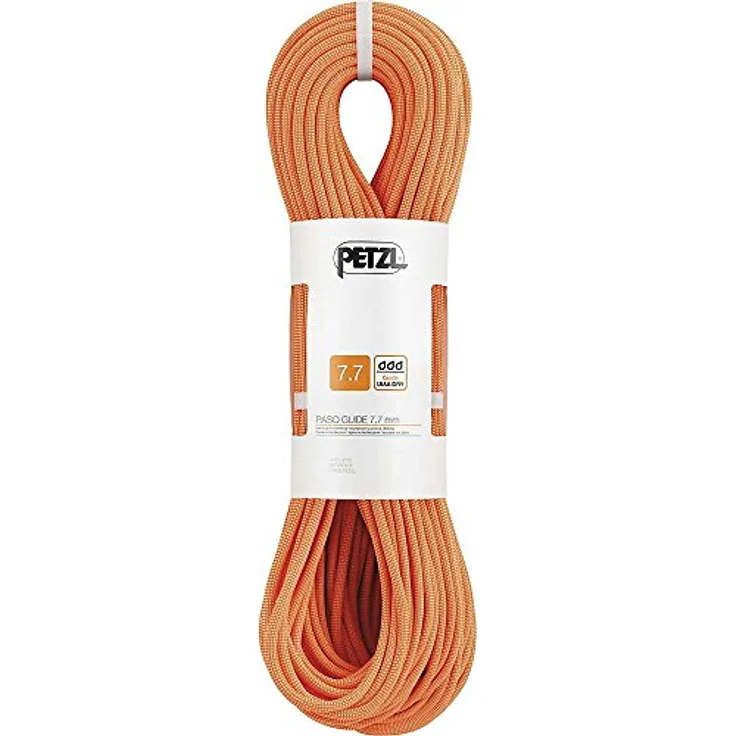 PETZL Verticality, Erwachsenen-Halbseil, orange, 70m, geringes Gewicht, wasserabweisend, für Mixed- und Eisbedingungen