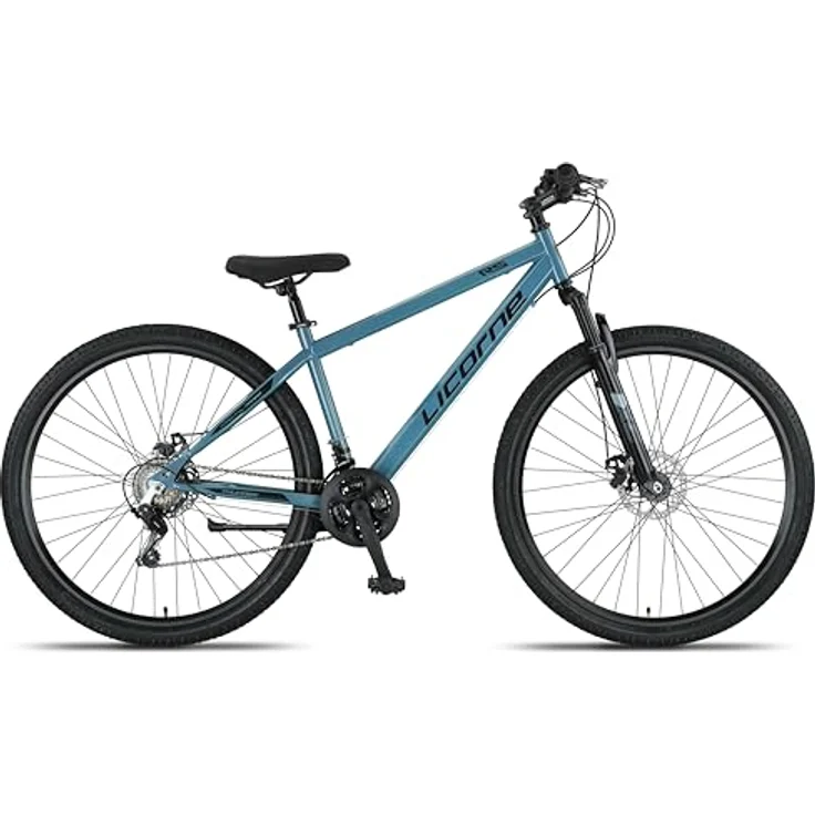 Licorne Bike Thunder Premium Mountainbike, 29 Zoll, Aquamarine, Discbremse, hochwertige Kettenschaltung, 85 % vormontiert, für Jungen und Mädchen, Damen und Herren – Bild 2