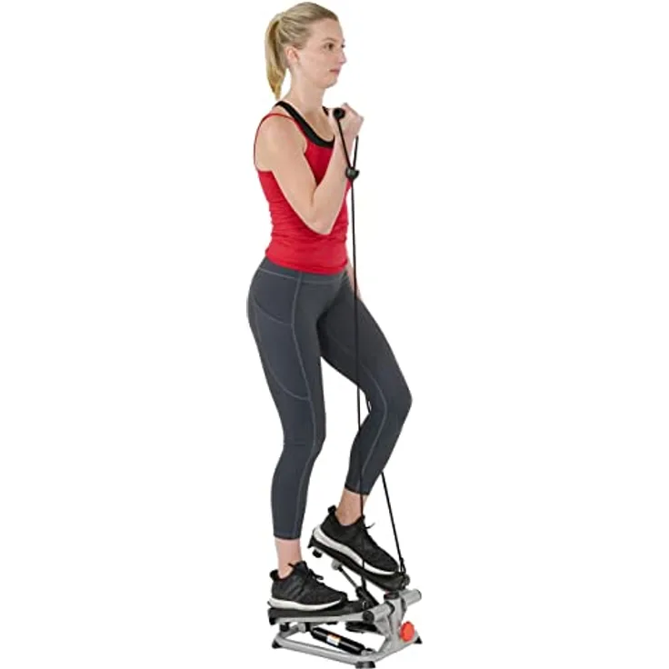 Sunny Health & Fitness Unisex-Adult Ganzkörper-Schrittmaschine-SF-S0978 Stepper, grau, One Size