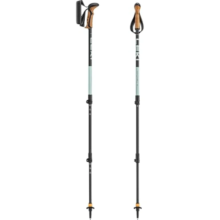 LEKI Khumbu AS, Verstellbare Aluminium Wanderstöcke mit Antishock Dämpfungssystem, 110-145 cm, für Damen & Herren – Bild 1