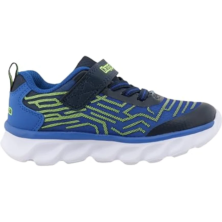 Kappa Sneaker ELTJE, Trainingsschuh in Blau mit Klettverschluss und LED-Blinklicht, Gr. 33 – Bild 4