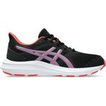ASICS Jolt 4 GS, Laufschuhe für Kinder und Unisex, atmungsaktiv, dämpfend, Schwarz/Violett, Größe 37