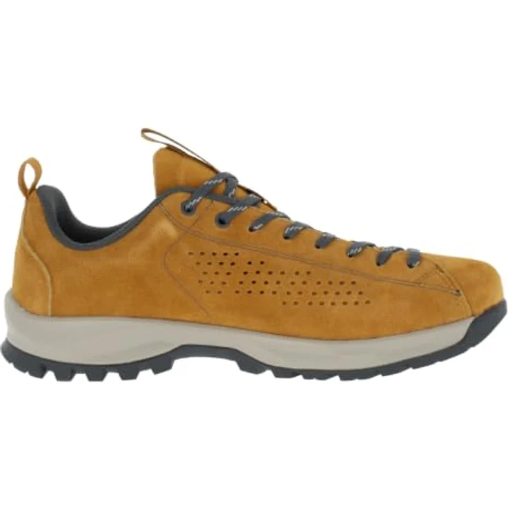 Dachstein Sölden LC, Herren Wanderhalbschuhe aus Wildleder mit atmungsaktivem Mesh-Futter und Vibram® Laufsohle, Mahagony, UK 9 – Bild 7