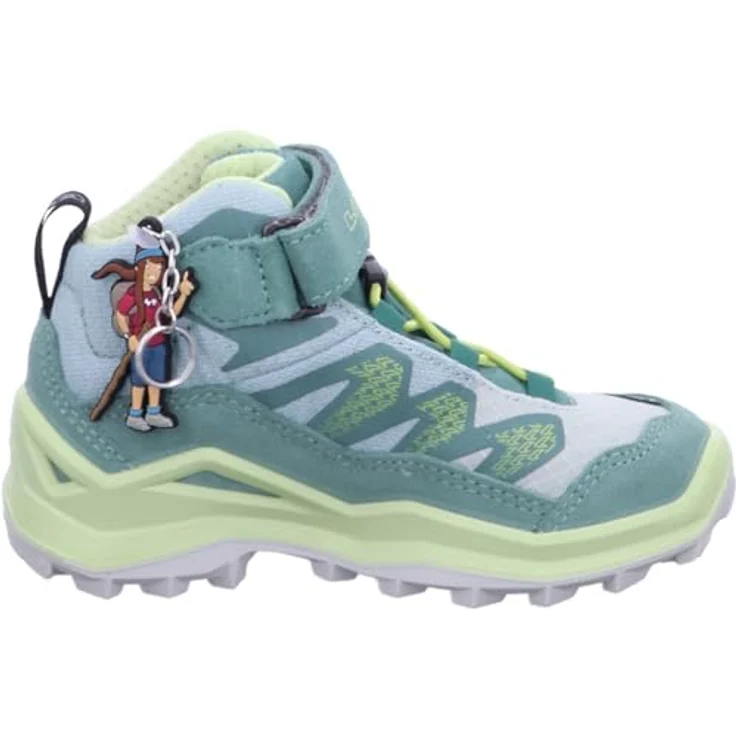 Lowa MADDOX PRO GTX MID VC JR, Wanderschuhe für Erwachsene mit Klettverschluss, rauchgrün/mintgrün – Bild 6