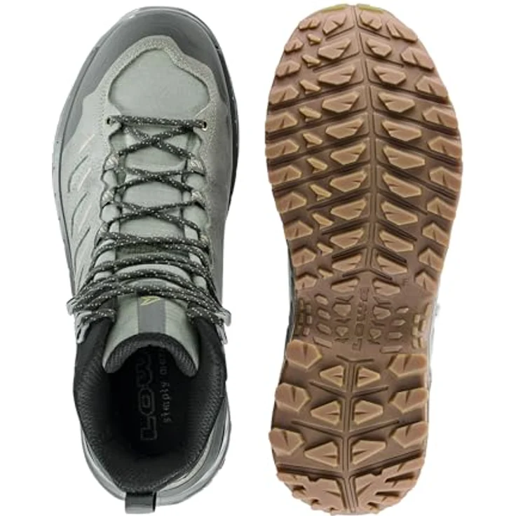 Lowa Innovo GTX Mid, multifunktionaler Wanderschuh mit GORE-TEX Membran, Seegras/Dune, Größe 42 – Bild 7