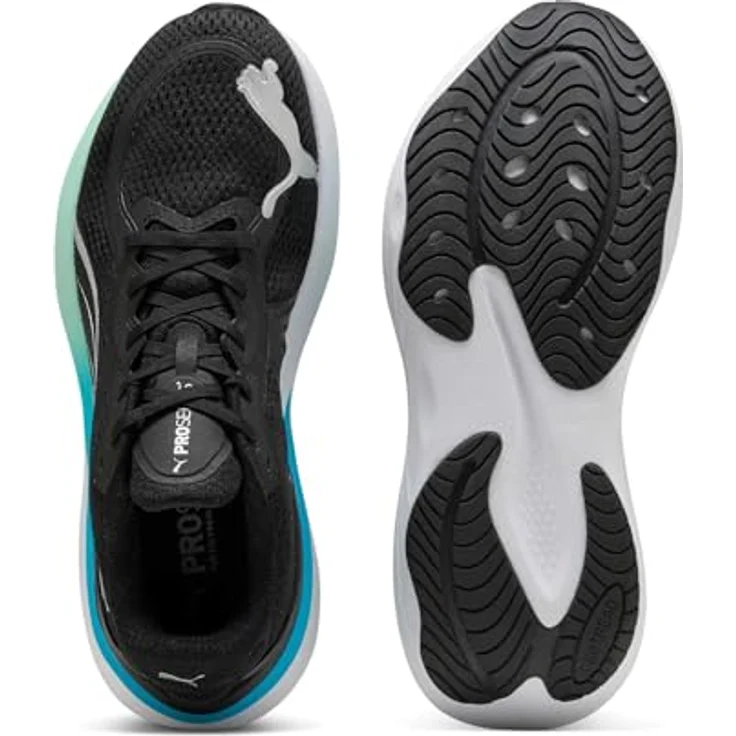 Puma Scend Pro 2 Unisex Laufschuhe, PROFOAM Dämpfung, Mesh-Obermaterial, Schwarz, Größe 46 – Bild 4