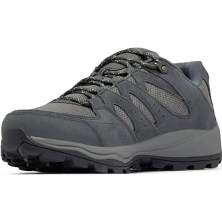 Columbia Redmond IV Low WP 2128721053, Herren Trekkingschuhe, wasserdicht, grau, mit Omni-Grip Live™ Außensohle und Gummizehenschutzkappe – Bild 5
