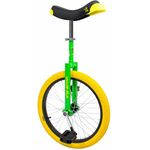 QU-AX Luxus Einrad 20" grün - Flatcrown Gabel, Aluminiumfelge, 36 Speichen