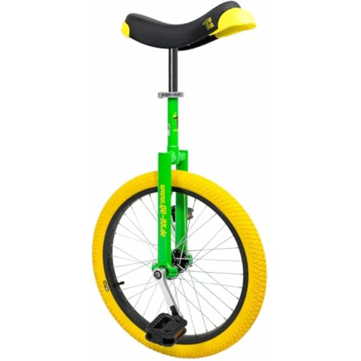 QU-AX Luxus Einrad 20" grün - Flatcrown Gabel, Aluminiumfelge, 36 Speichen