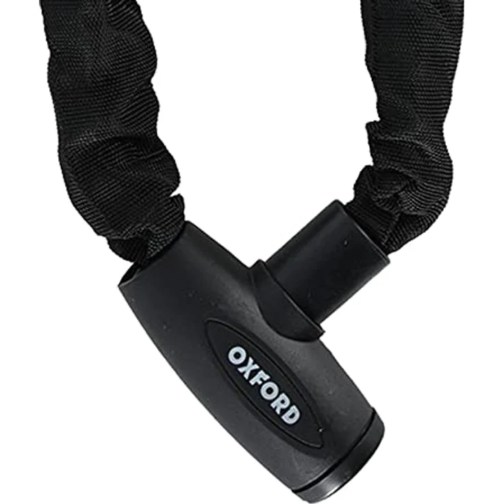 OXFORD LK106 Kettenschloss, 8mm Stahl mit Schutzhülle für Fahrräder – Bild 2